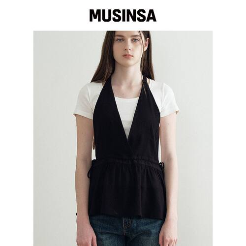 MAKE A TOAST HALTER NECK 斜挎包 BLK MBFSTO02韩国官网直邮进口