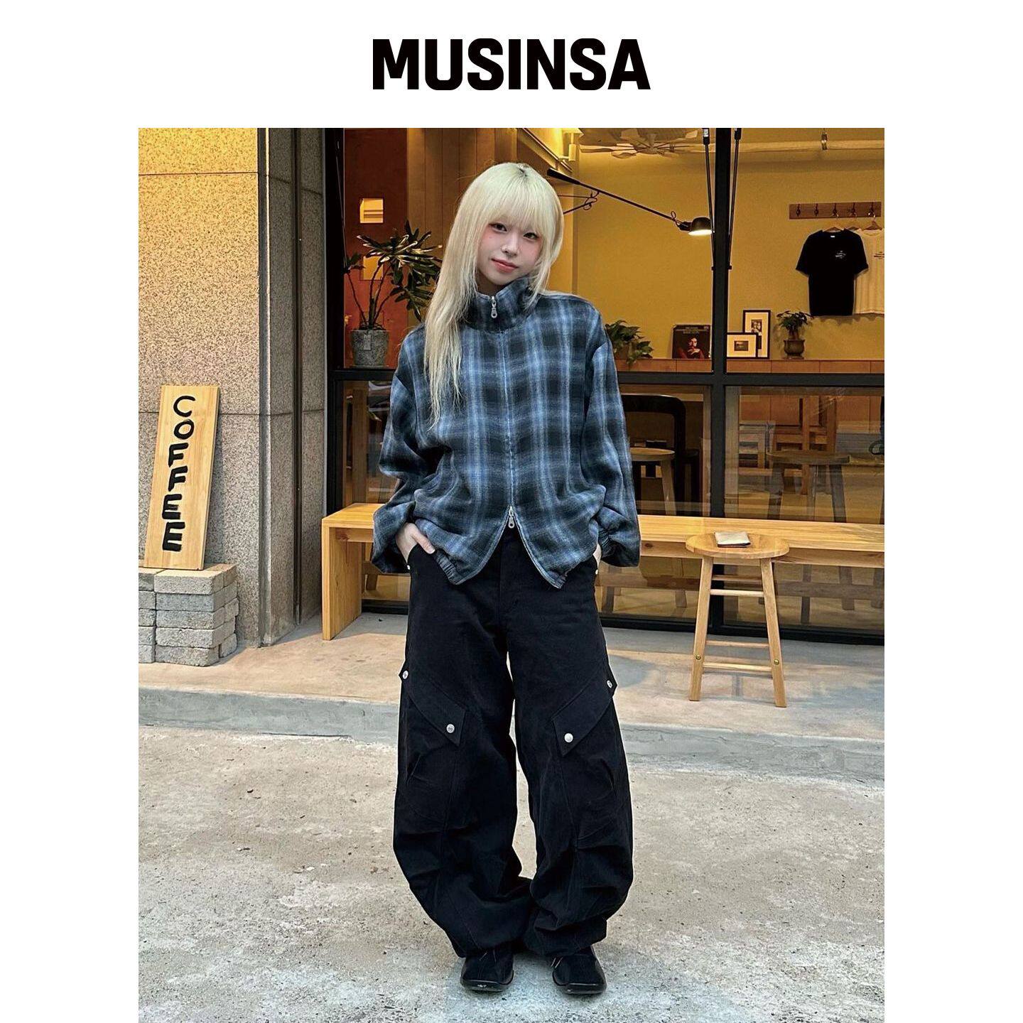 IDWS Linchpin 衬衫夹克 蓝色 MUSINSA韩国官网直邮进口