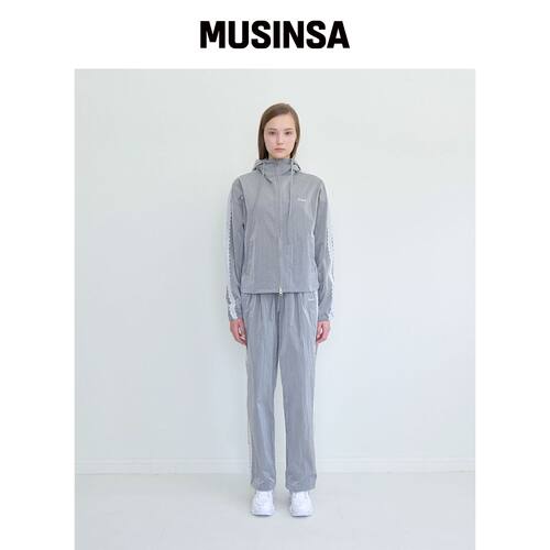 PISCESS 蕾丝长款尼龙热裤子_泥膜 MUSINSA韩国官网直邮进口