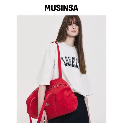 NOHANT CANVAS DUFFEL BAG 红色 MUSINSA韩国官网直邮进口