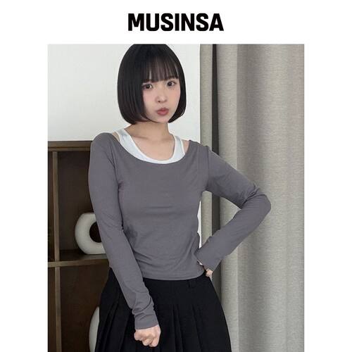 MIXXO 层叠长袖T恤_MIWLWG301A MUSINSA韩国官网直邮进口