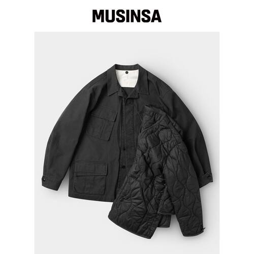 INDUST M65 正版丛林工装外套_黑色 MUSINSA韩国官网直邮进口