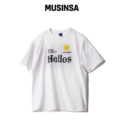 STAFFONLY HELIOS TEE (白色) MUSINSA韩国直邮官方正品