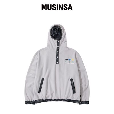 THEMUSEUMVISITOR UNBALANCED FLEECE 连帽卫衣 韩国官网直邮进口