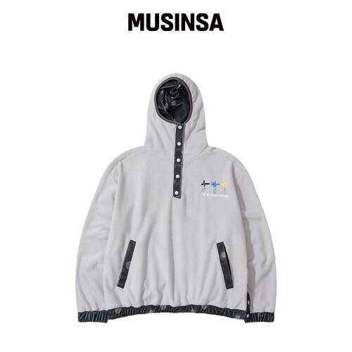 THEMUSEUMVISITOR UNBALANCED FLEECE 连帽卫衣 韩国官网直邮进口