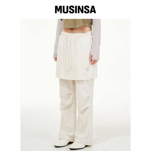 PIECE MAKER PARACHUTE SK BOOT PANTS（燕麦色韩国官网直邮进口