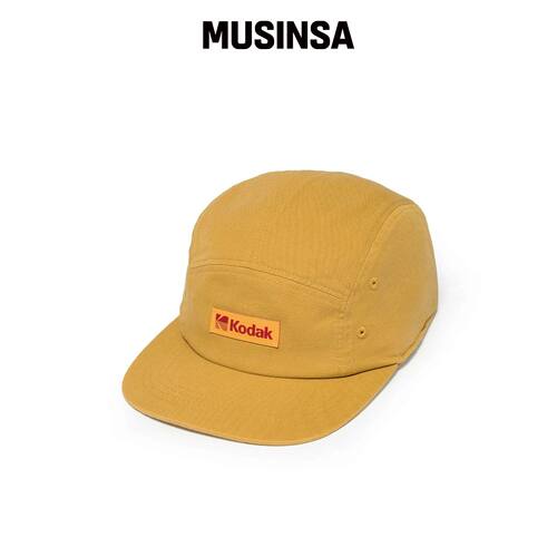 KODAK LOGO 五片帽米色 MUSINSA韩国官网直邮进口
