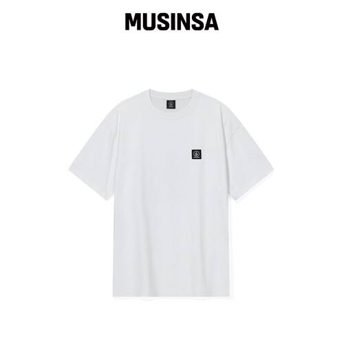 VOLCOM 基础款圆领T恤 (白色) MUSINSA韩国官网直邮进口