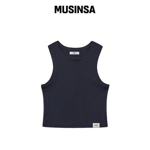 GLOWNY G CLASSIC 无袖上衣（海军蓝） MUSINSA韩国官网直邮进口