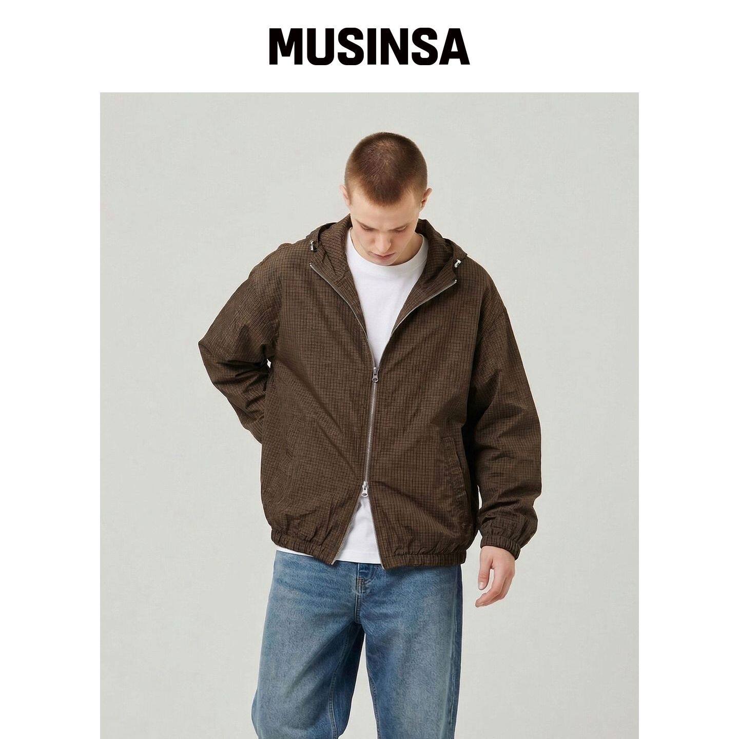 EASE 微型图案风衣_文胸背心_男女通用 MUSINSA韩国官网直邮进口