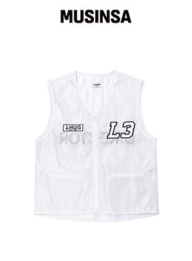 LMN3011 L3 网眼背心-白色韩国官网直邮进口MUSINSA