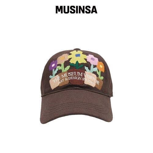 THEMUSEUMVISITOR 五朵花盆帽（棕色）韩国官网直邮进口MUSINSA