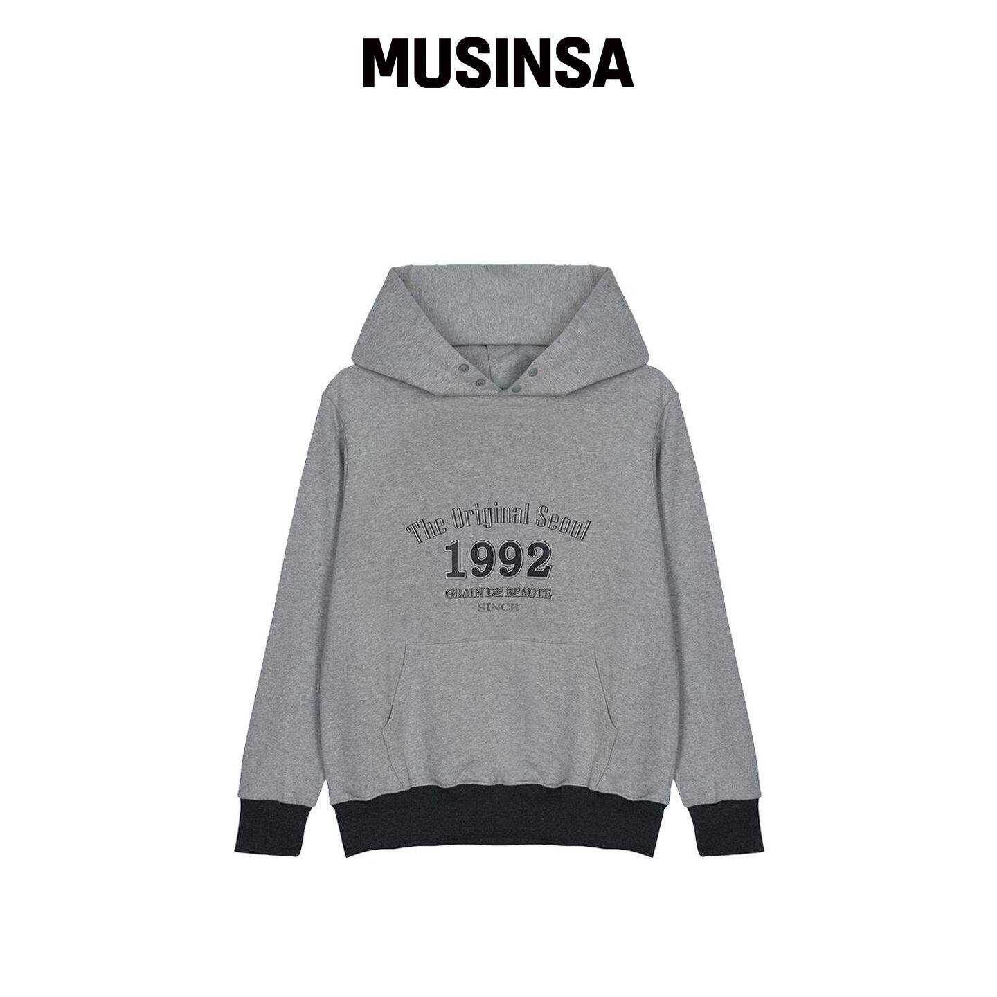 GRAIN DE BEAUTE 1992 MULTI HOODY [GRAY] MUSI韩国官网直邮进口