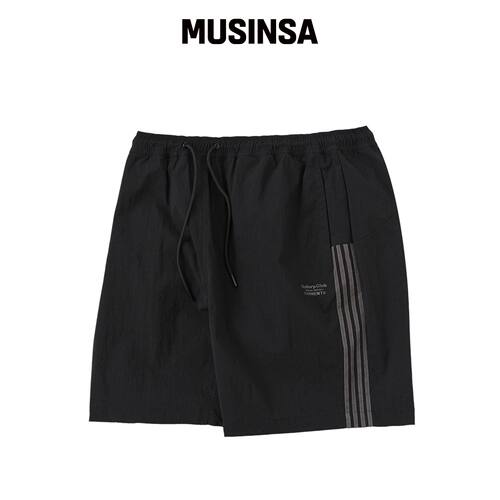 RAIMENT ESSENTIALS 跑步训练裤_黑色 MUSINSA韩国官网直邮进口