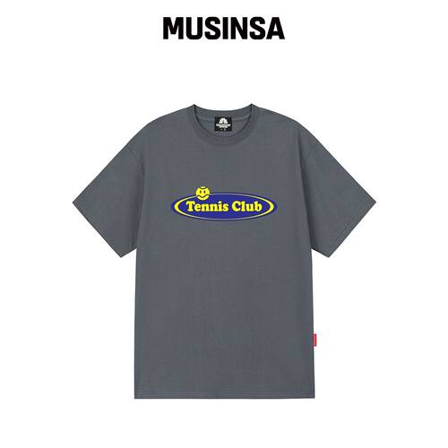 TRIPSHION BLUE TENNIS CLUB T恤 - 泥膜韩国官网直邮进口MUSINSA