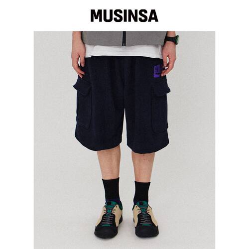 GOLDEN SUNSHINE Golden cargo sweat shorts_Na韩国官网直邮进口