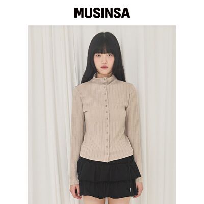 ALKI ALKA High-neck Long Sleeve (米色)韩国官网直邮进口