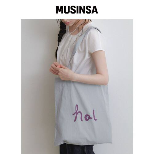 HALDEN stitch logo 日常环保袋 (BA006_blue)韩国官网直邮进口
