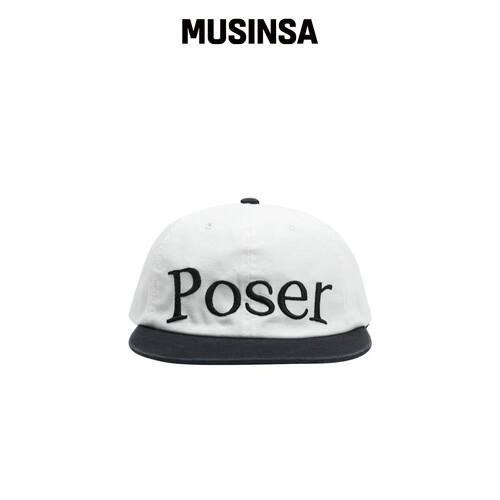 GUVO Poser复古帽，白色&黑色 MUSINSA韩国官网直邮进口