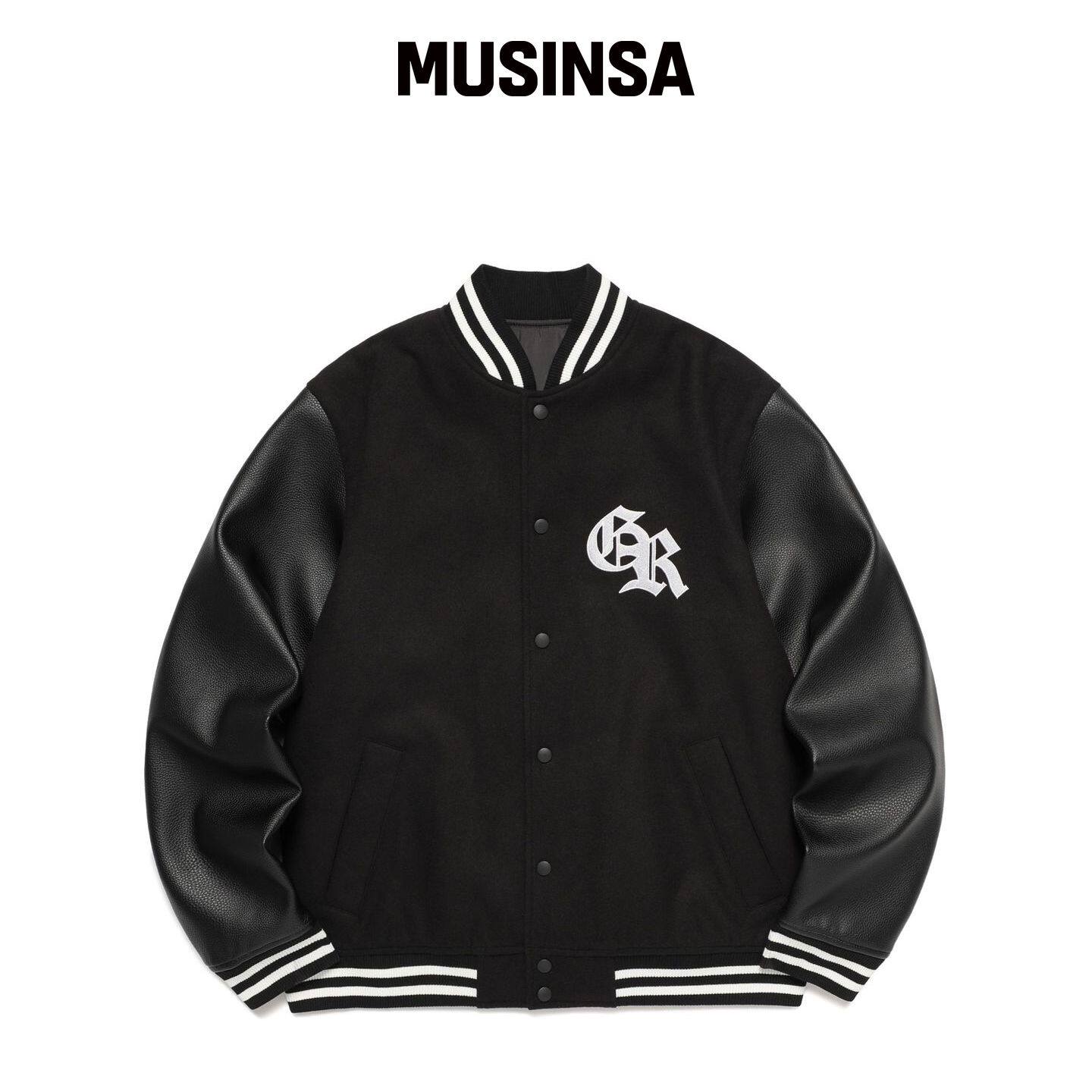 GRISH GR varsity 夹克 VLACK MUSINSA韩国官网直邮进口
