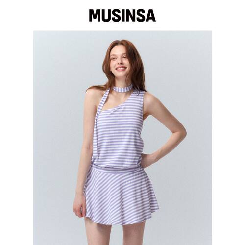CORALIQUE 淡紫色领带单基尼（紫色） MUSINSA韩国直邮官方正品