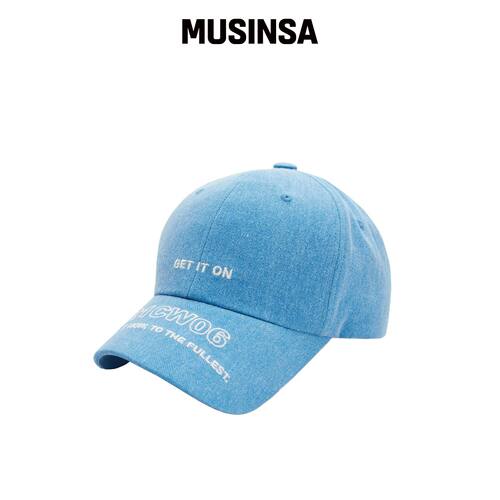 GET IT ON PIGMENT棒球帽_blue韩国官网直邮进口MUSINSA