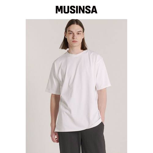 LA MAISON STUDIO UNISEX PIMA COTTON LEIUR 短韩国官网直邮进口