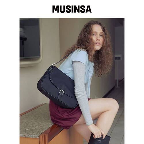 MUCU AND EBONY WEDY COMBI BAG _ 黑色 MUSINSA韩国官网直邮进口