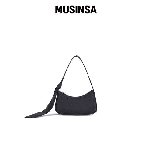 LCDC™ TIE-STRAP MINI BAG (BLACK) MUSINSA韩国官网直邮进口