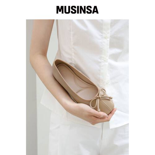 SAPPUN ZELLA方形Ribbon平底鞋 (1cm) MUSINSA韩国直邮官方正品