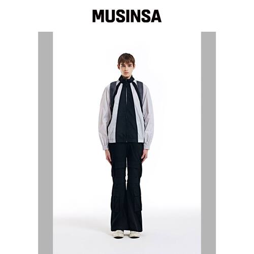 THEMUSEUMVISITOR 十口袋靴型工装裤（黑色） MU韩国官网直邮进口