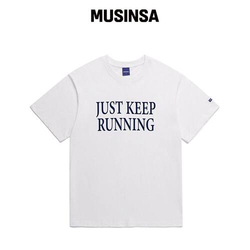 STAFFONLY JUST KEEP TEE (白色) MUSINSA韩国官网直邮进口