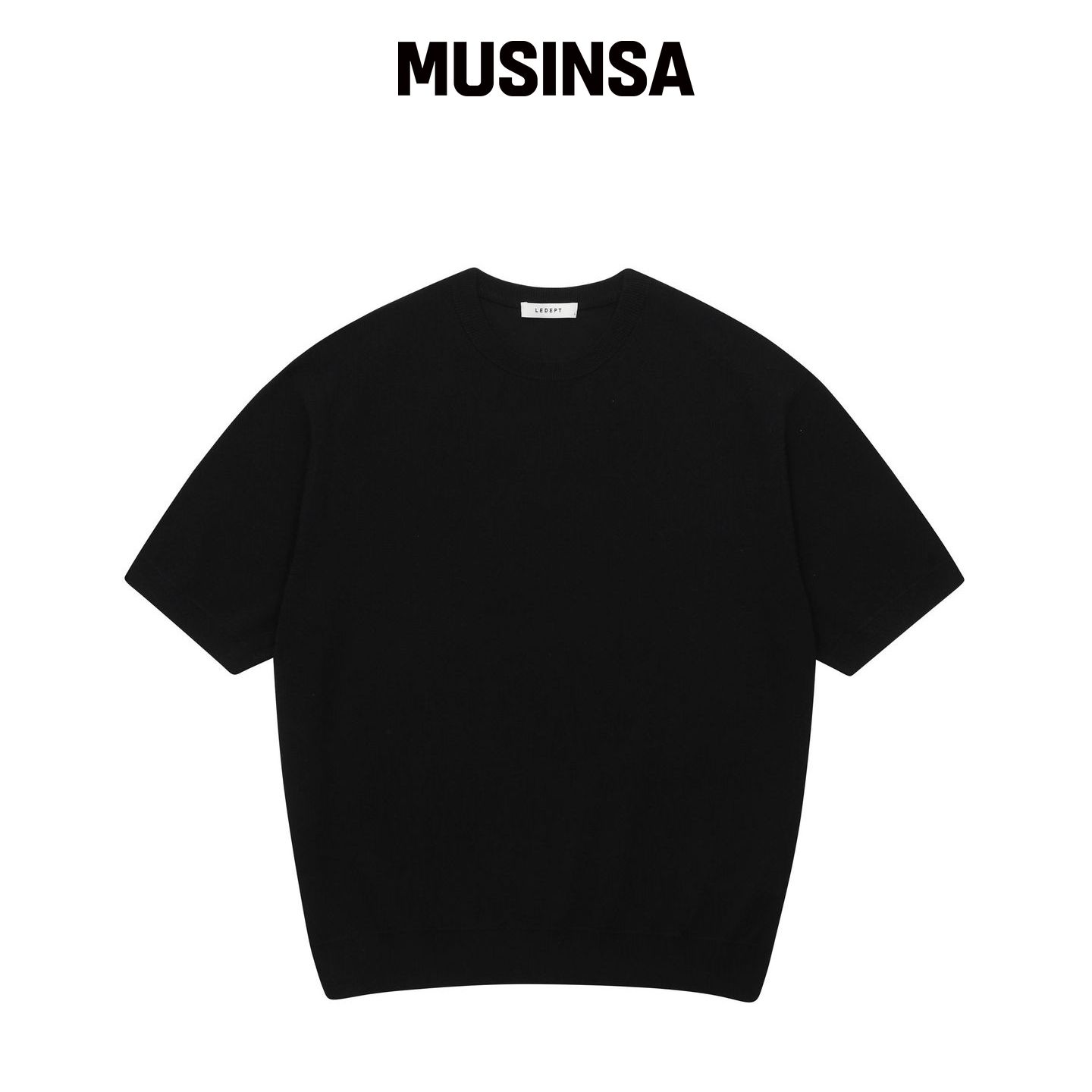 LEDEPT 夏季凉感针织套头衫 [VLACK] MUSINSA韩国官网直邮进口