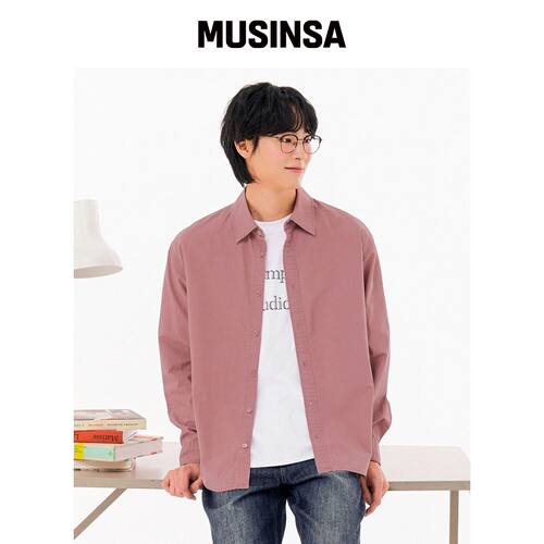 CHASECULT 男款色块衬衫-FARK5432B0P MUSINSA韩国直邮官方正品
