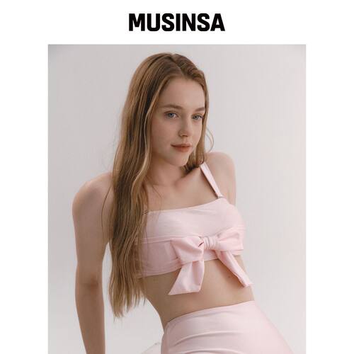SALTY FLOWER Ribbon文胸背心婴儿PINK韩国官网直邮进口MUSINSA