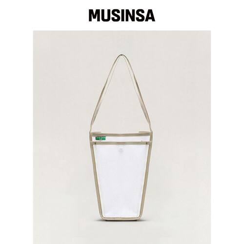 TUO VASE BAG_WHITE BEIGE韩国官网直邮进口MUSINSA