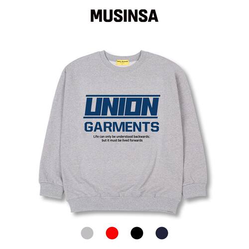UNION GARMENTS UNION F_WD宽松运动衬衫 MUSINS韩国官网直邮进口