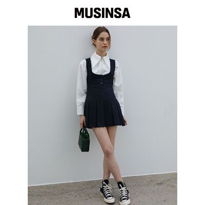 HYBERNAT 抓绒裙子Slim马甲连衣裙 MUSINSA韩国直邮官方正品