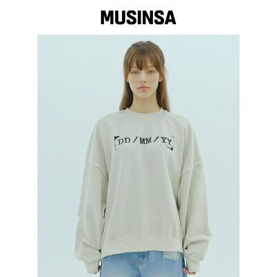 THE GREATEST 做旧圆领卫衣 IV MUSINSA韩国官网直邮进口