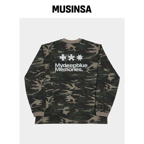 MY DEEP BLUE MEMORIES MM SYMBOL LOGO CAMO 长韩国官网直邮进口