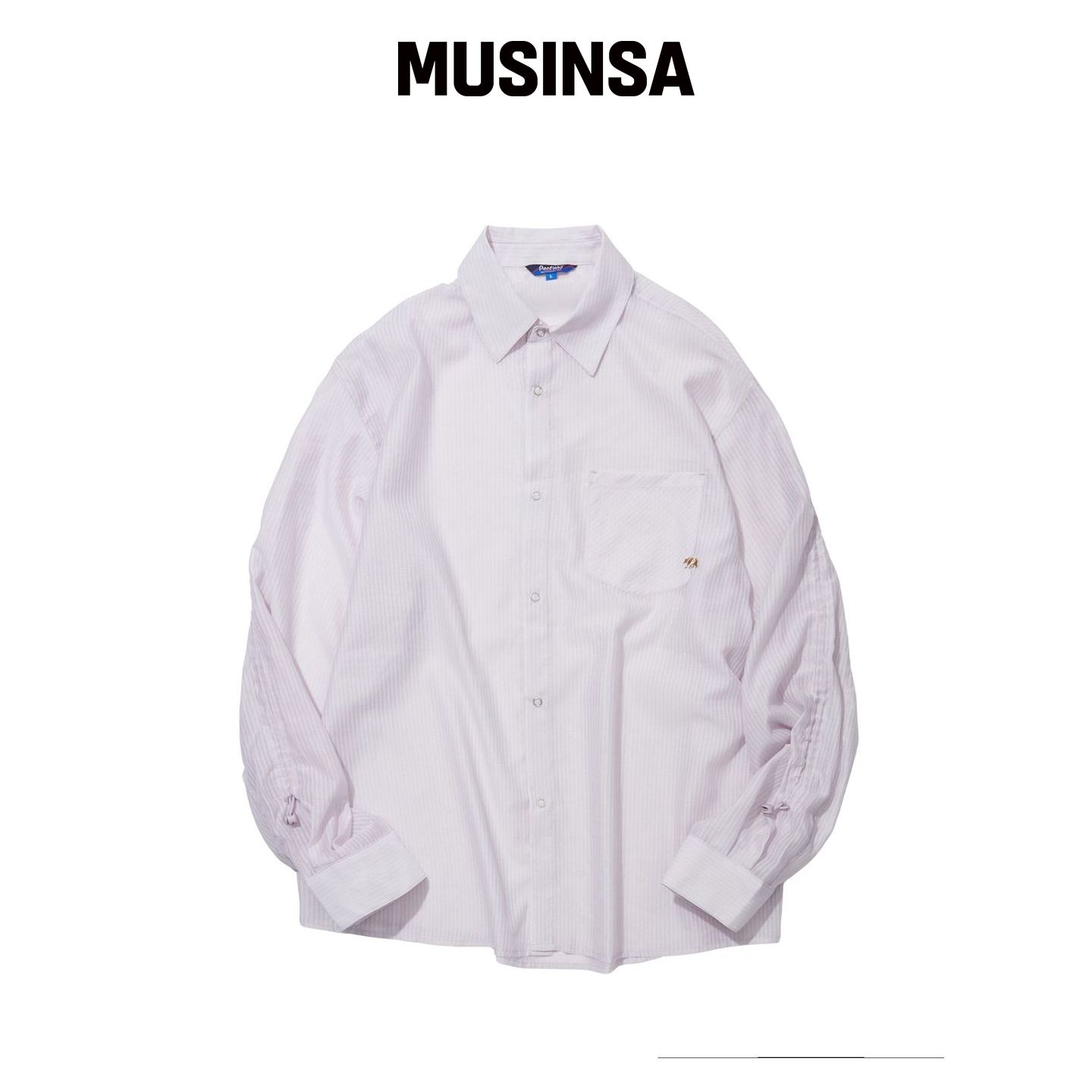 PENFIELD 丝带透视衬衫 粉色_FS2WR24U韩国官网直邮进口MUSINSA