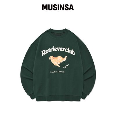 RETRIEVER CLUB 跑步检索者圆领衫 [绿色] MUSIN韩国官网直邮进口