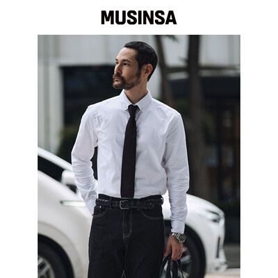STCO DIEMS Compact Stretch Oxford Shirts WHI韩国官网直邮进口