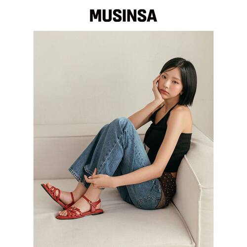 MAC MOC Sara 日常交叉带扣凉鞋_5色 MUSINSA韩国直邮官方正品