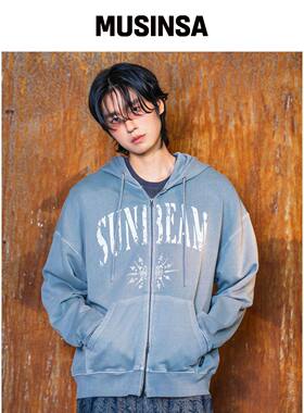 QUTON SUNBEAM PIGMENT 背带裤连帽拉链衫 2COLO韩国官网直邮进口