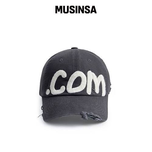 SEBS COM LOGO棒球帽水洗炭灰色韩国官网直邮进口MUSINSA