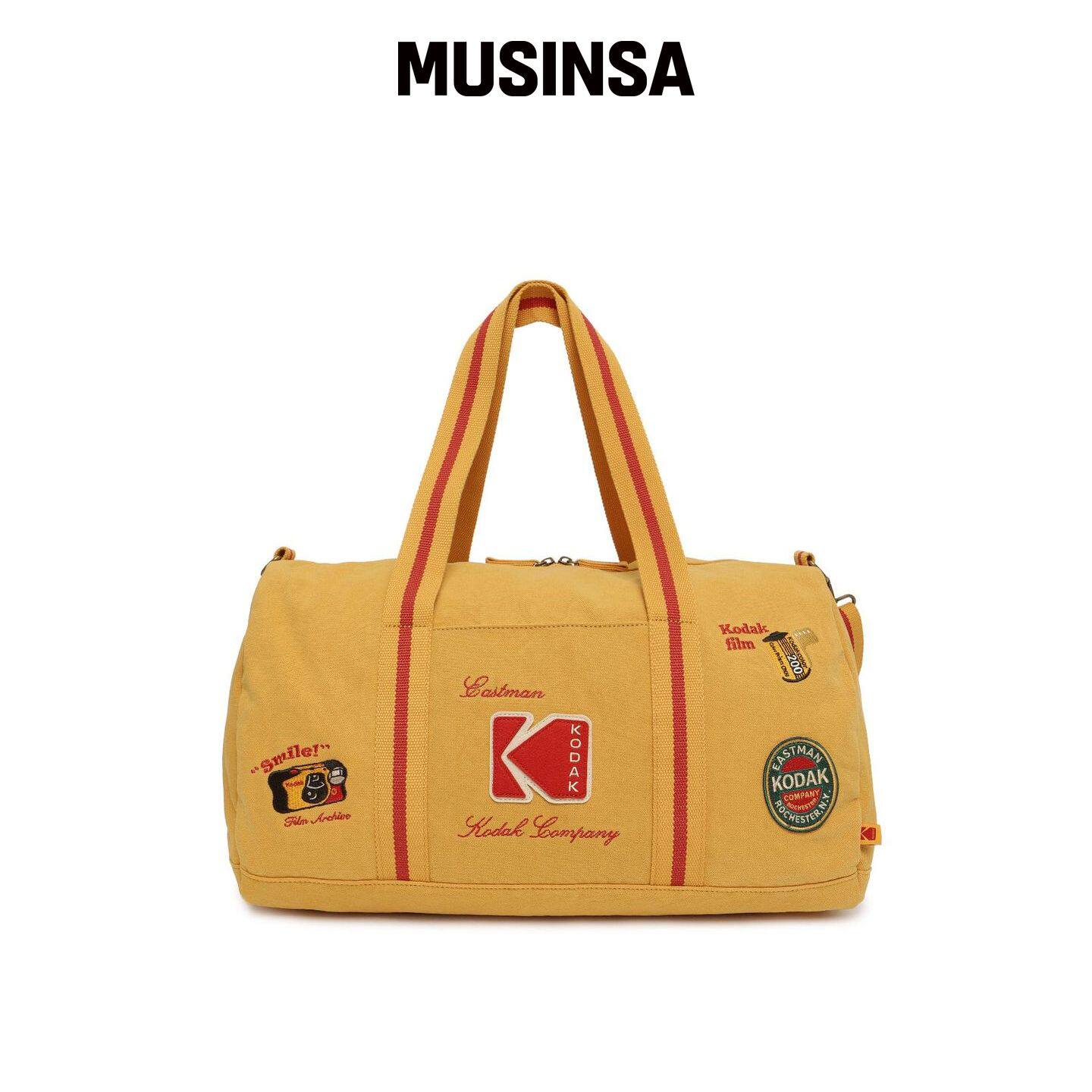 KODAK HERITAGE 旅行袋波士顿包黄色 MUSINSA韩国官网直邮进口