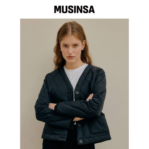 YUPPE QUILTING JACKET_BLACK韩国官网直邮进口MUSINSA