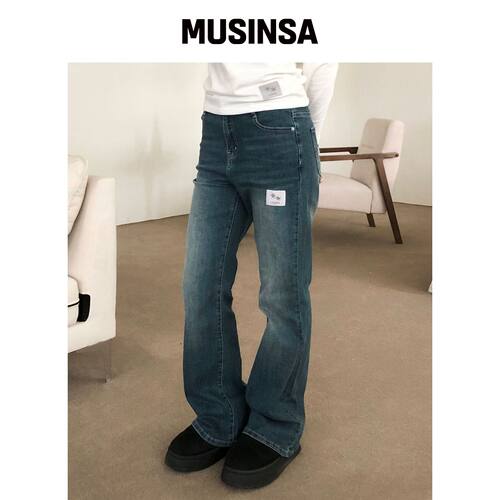 COIRIS 里奥拉靴型中帮牛仔裤子 MUSINSA韩国官网直邮进口