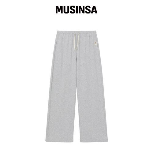 GLOWNY G COMFORT STRING PANTS (MELANGE GRAY)韩国官网直邮进口